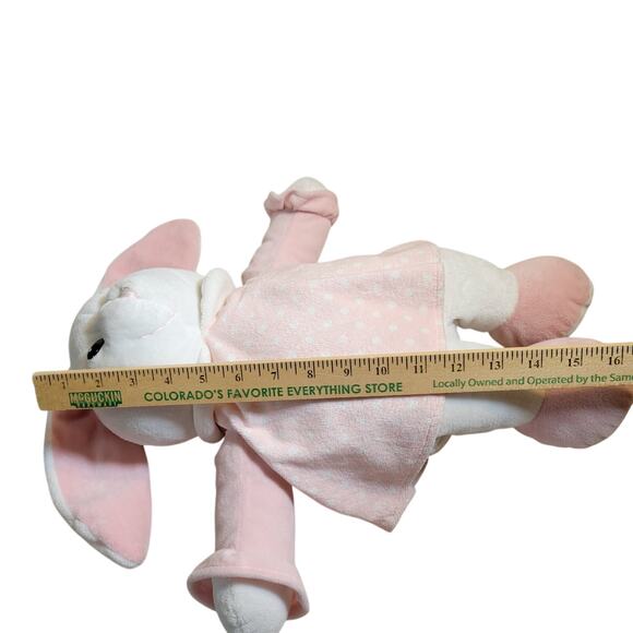 Plush White Pink Bunny Rabbit 16” Soft Toy Stuffed Animal Washable Gulliver - Picture 11 of 16